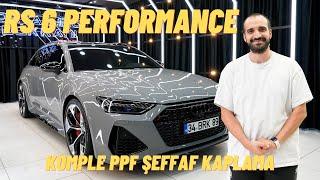 Audi RS6 Performance Komple PPF Şeffaf Kaplama