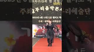 MC,가수김경선 벌나비 꽃나비 원곡배금성 갈무리 음악콘서트 대한갈무리 예술단 정기공연 관광특구 월미도 학무대 특설무대