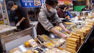 Annual Sales 1 Million ! Amazing hand skill Fish Cake, Tteokbokki | Korean street food