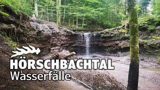 Die Wasserfälle in der Hörschbachschlucht | Murrhardt | Hörschbachtal | Wanderweg