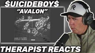 Therapist REACTS $uicideboy$ - Avalon (Official Lyric Video)