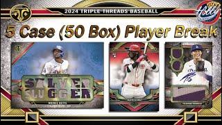 2024 Topps TRIPLE THREADS 5 Case (50 Box) Player Break #1 eBay 12/21/24