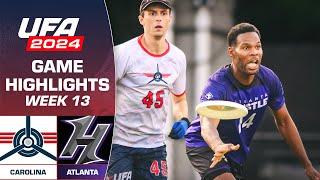 Carolina Flyers at Atlanta Hustle | FULL GAME HIGHLIGHTS | July 20, 2024