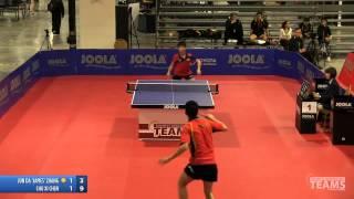 2013 JOOLA/NATT Teams Preliminary Round Robin: Chu Xi Chen vs Jun Da 'James' Zhang