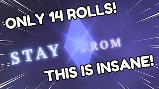 THIS INSANE ACCOUNT HAS ONLY 14 ROLLS?! - Sol's RNG