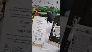 Calendar included Wedding Invitation Card | Supreme Cards Whatsapp 8281625221 #invitationcard