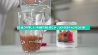 Anwendungsempfehlung zu Hi-Fiber Acai & Blueberry von Coral Club