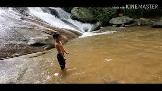 Stone mountain falls/ Widows creek falls at Stone mountain state park, NC