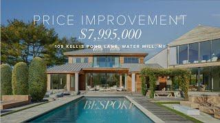 $7,995,000 Water Mill Retreat Adjacent to Reserve