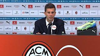 THIAGO MOTTA post Milan-Juve 0-0 conferenza stampa: "Punto molto positivo, sul tuffo di Leao..."