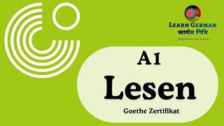 Goethe Zertifikat A1 Lesen - 2024 - Test 32 || Reading Test || German || Exam Preparation