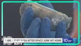 Florida family whose Naples home was hit by space junk suing NASA for damages