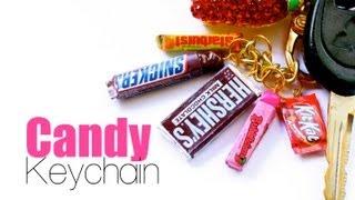 Scented Candy Bar Key Chain Charms - Polymer Clay Food Jewelry Tutorial