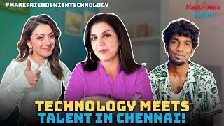 Hansika Motwani Supports Reuben Joy’s Hip-Hop Dreams |Reliance Digital Happiness Project@FarahKhanK