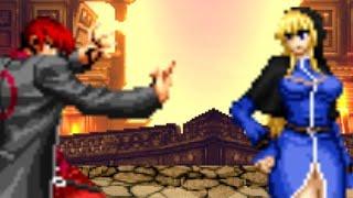 KOF (Mugen) Iori Yagami (XV) vs  Schlussel Goeniko