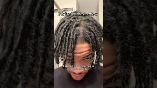 Watch his CRAZY loc journey so far! Real progress  #hairtips #naturalhair #shorts