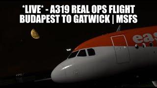  LIVE: VATSIM Event - Flight Budapest to Gatwick | A319 Real Ops Flight (MSFS 2020, VATSIM)