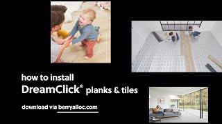 How to install DreamClick vinyl planks & tiles – English