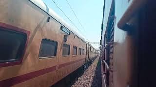 Tughlakabad WAP 4 22956 leads 12645  H. NZM Millenium Superfast  Express