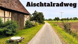 Mit den Rad von Rothenburg ob der Tauber nach Burgbernheim  Fahrradtour in Franken