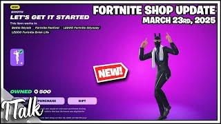 *NEW* LET'S GET IT STARTED EMOTE! Fortnite Item Shop [March 23rd, 2025] (Fortnite Chapter 6)