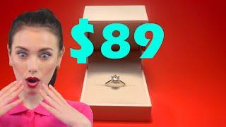 I Bought The Cheapest MOISSANITE Engagement Ring On AMAZON