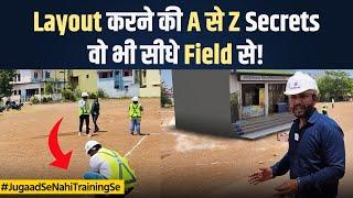 How To Perform Township Layout at Site | Step-by-Step Tutorial for Civil Engineers By CivilGuruji