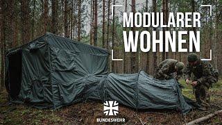 Leben im Felde – Neue Zelte für die Truppe I Bundeswehr