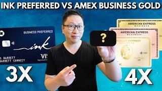 Chase Ink Preferred vs Amex Business Gold 2024