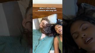 When she has long hair  #couple #funny #ericandmani