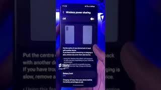 Wireless Power Sharing #wireless #wirelesspowertransfer #samsung #powersharing #android #charge