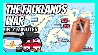 The FALKLANDS WAR in 7 minutes | Argentina VS United Kingdom