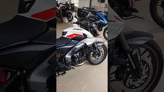 brand new bajaj pulsar NS160 whitecolor   bike  #foryou #video @ymnvlogs