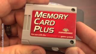 Classic Game Room - N64 MEMORY CARD PLUS review