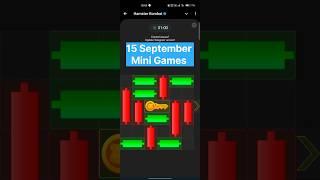 15 September hamster kombat mini games l Hamster Puzzle For Today I #games #hamsterkombat #shorts