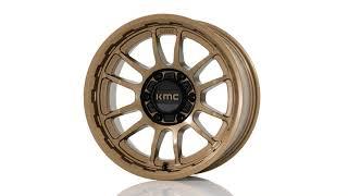 KMC WHEELS KM727 WRATH - 17X8.5 - MATTE BRONZE