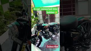 Bobber royal enfield look #bullet #classic reborn #ytshorts #youtubeshorts #vermagouravlogs