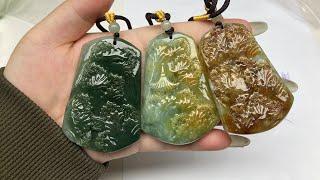 #翡翠#缅甸天然翡翠#jade#天然缅甸玉石a貨翡翠珠宝代购直播中,natural jade jewelry live, China,green jadeite