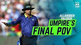 Umpire's POV - Allahudien Paleker | Season 3 Final | Betway SA20