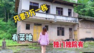 乡村教师住宅楼，只要3万一栋，独门独院有菜地，大家看值不值？