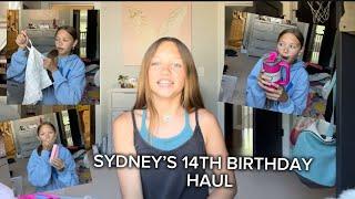 SYDNEY’S 14TH BIRTHDAY HAUL
