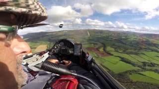 Circuit & SW Approach & Landing at the Black Mountains Gliding Club