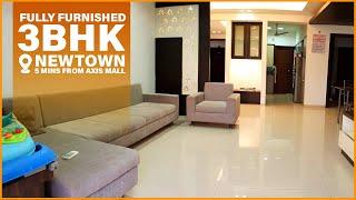 1500 sq ft 3 BHK fully-furnished Flat in Newtown, Action Area 1 | East-Open |  8240167129