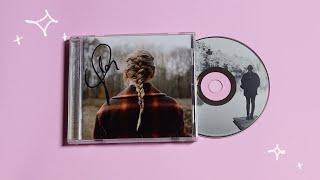 taylor swift - evermore (signed cd unboxing)