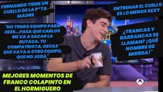 Mejores Momentos de Franco Colapinto en el Hormiguero. F1 radio For Fans. Suscribete al canal