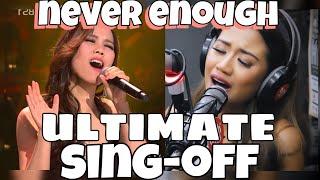 Morissette Amon and Sohyang - Never Enough | ULTIMATE SING-OFF | REACTION | ZOWIEZEN