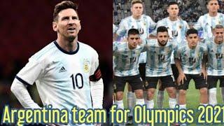 Argentina team for Tokyo Olympics 2021#TokyoOlympics2021