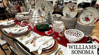 WILLIAMS SONOMA  CHRISTMAS 2024 SHOPPING  EXQUISITE TABLE SERVING & GIFT IDEAS