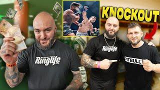 Ich schenke 100 € an den STÄRKSTEN Zuschauer & Lom Ali DEMOLIERT bei Oktagon! RINGLIFE