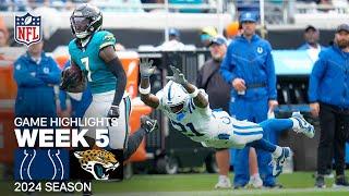 Indianapolis Colts vs. Jacksonville Jaguars | 2024 Week 5 Game Highlights